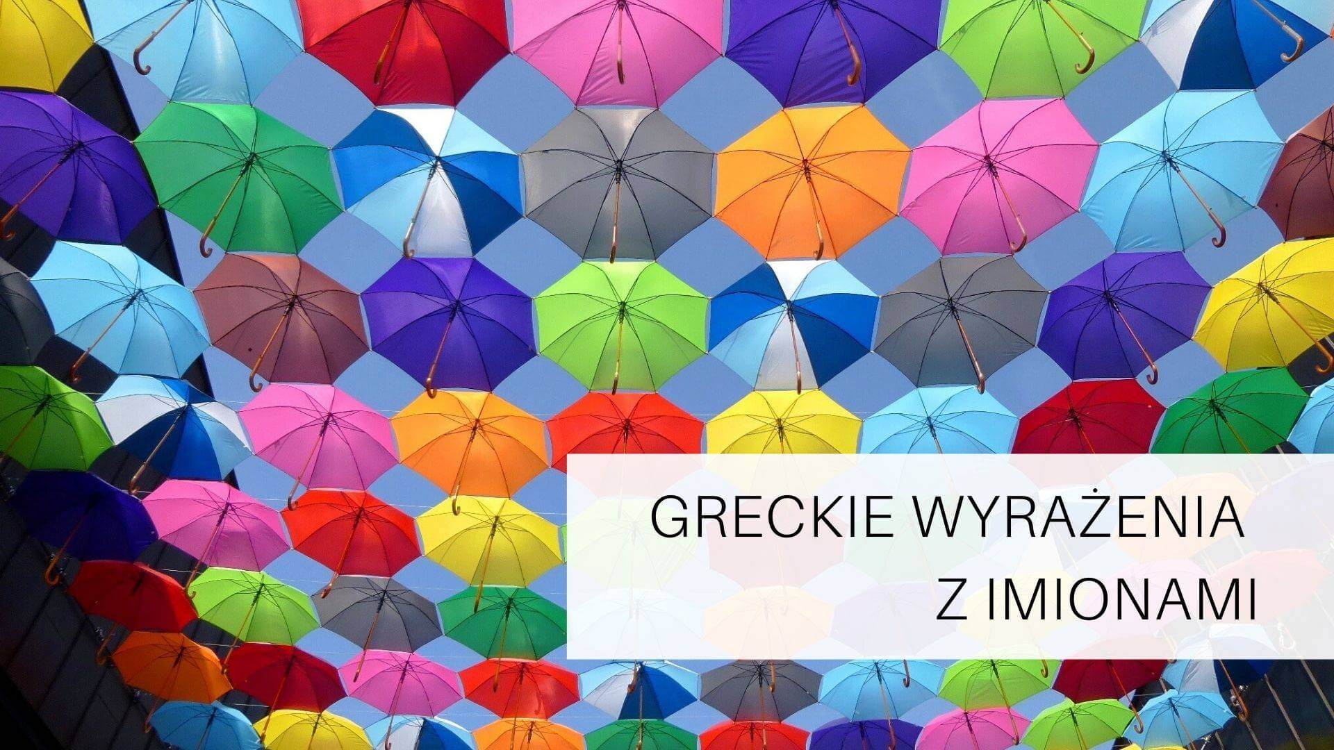 greckie wyrazenia z imionami
